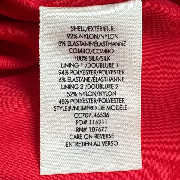 Alice + Olivia Kappa V-Neck Red Lace Party Dress - Picture 10 of 16